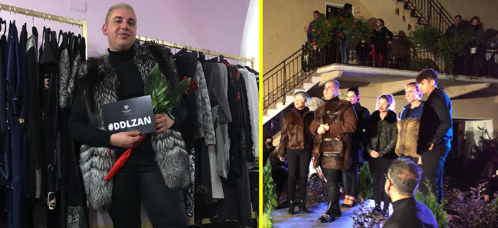 A Caldonazzo la sfilata di Gaetano Guastella tra abiti di “recupero” e alta moda con un messaggio di pieno sostegno al Ddl